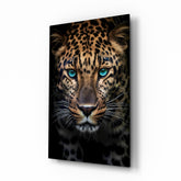 Leopard Glass Wall Art.
